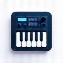 Music production keyboard icon