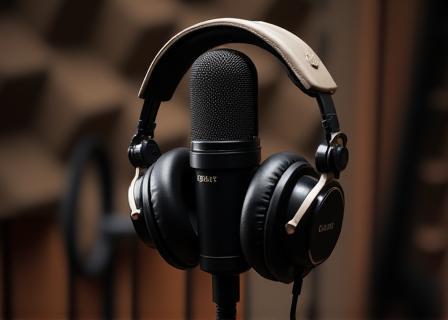 Bonus prize: podcast microphone and headphones